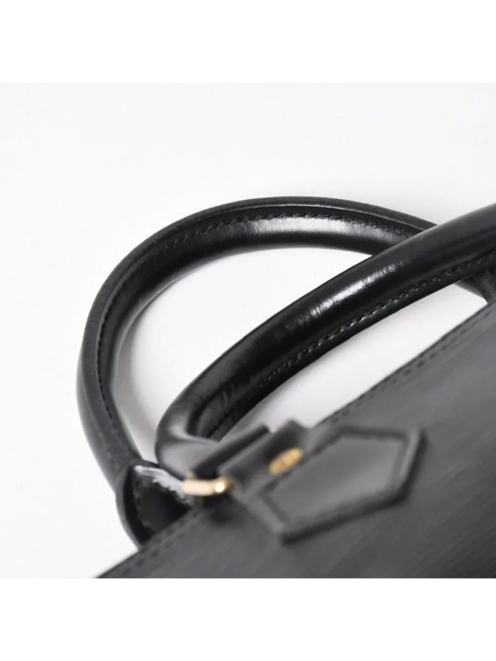 Louis Vuitton Speedy 30 Handbag Epi Leather Black Gold